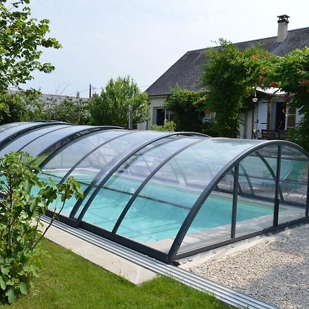 Au Coeur Du Bien-Etre, Chalet Avec Piscine Chauffee Et Couverte, Spa, Sauna, Massages Monteaux ภายนอก รูปภาพ