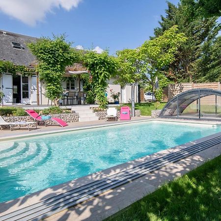 Au Coeur Du Bien-Etre, Chalet Avec Piscine Chauffee Et Couverte, Spa, Sauna, Massages Monteaux ภายนอก รูปภาพ